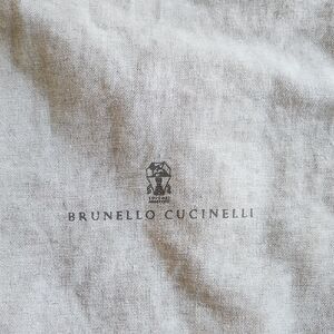 Brunello Cucinelli Light Gray Fabric Dust Bag